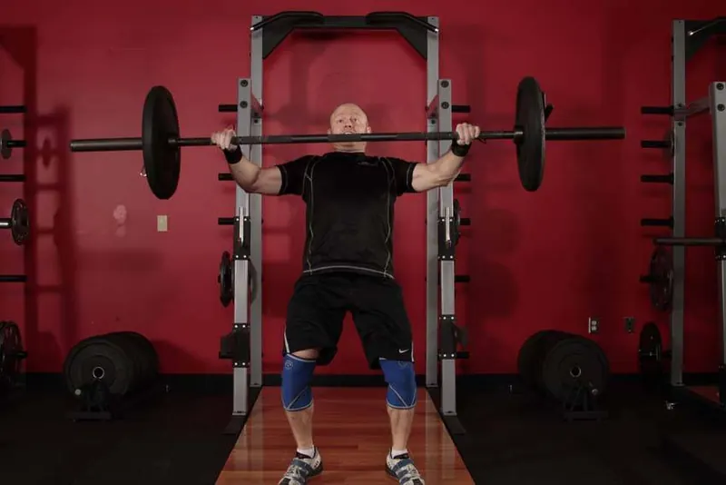 Muscle Snatch: end position