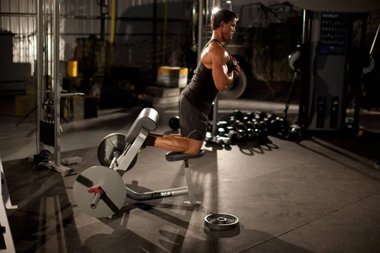 Natural Glute Ham Raise: starting position