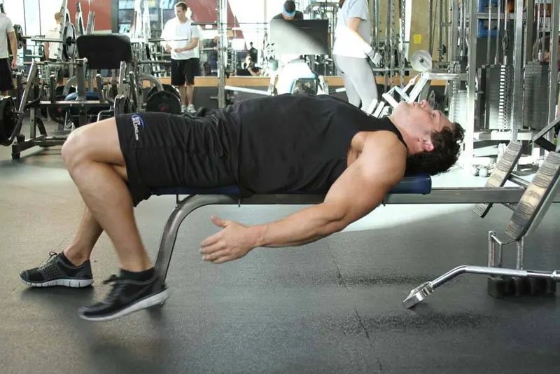On-Your-Back Quad Stretch: starting position