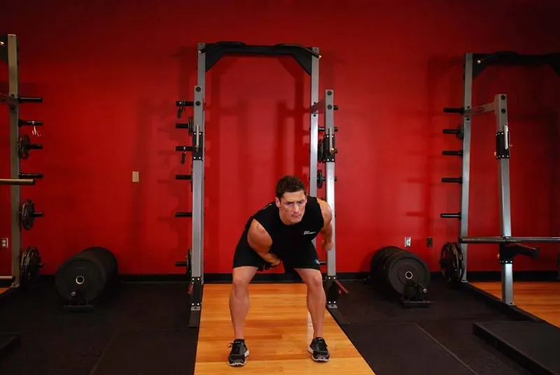 One-Arm Kettlebell Snatch: end position