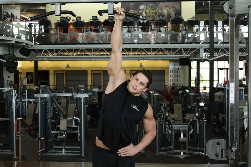 One Handed Hang: end position