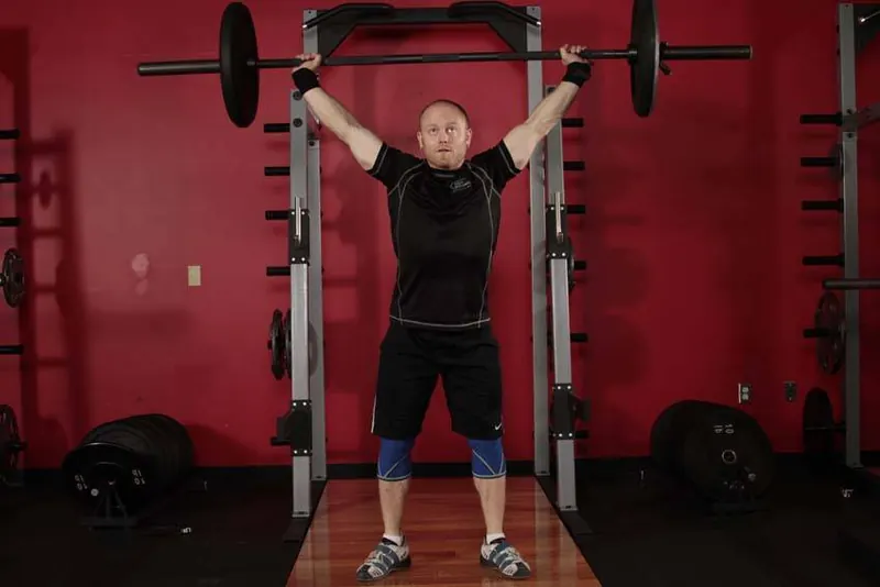 Overhead Squat: starting position