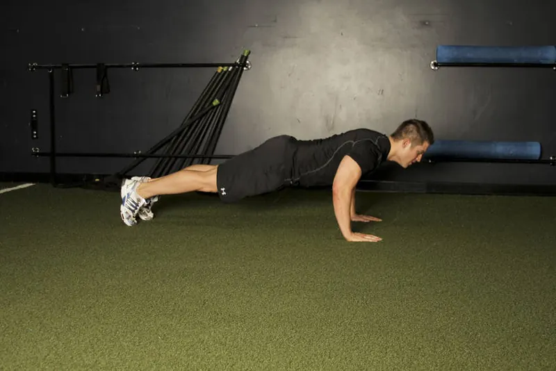 Plyo Push-up: end position