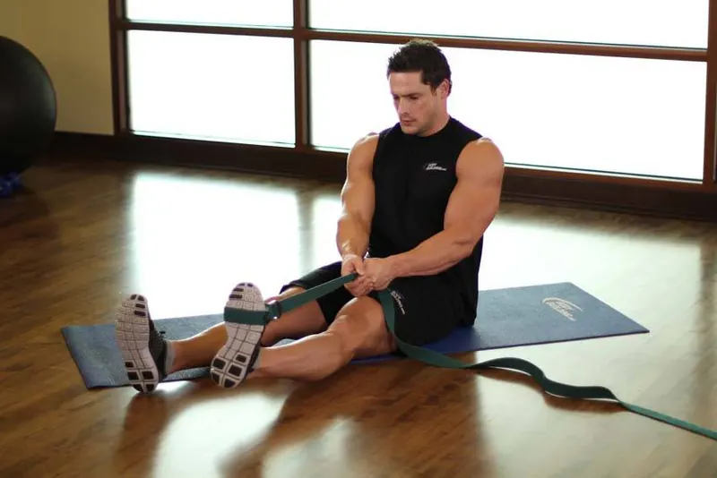 Posterior Tibialis Stretch: starting position