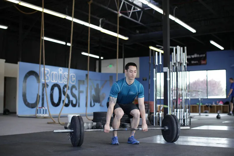 Power Clean: starting position