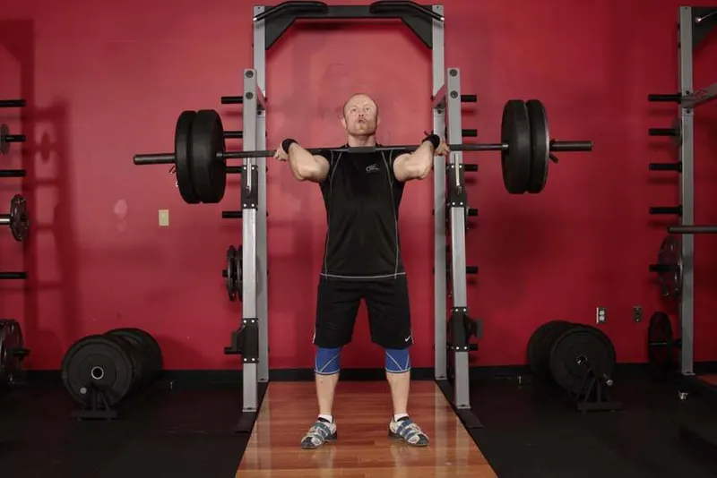 Power Jerk: starting position
