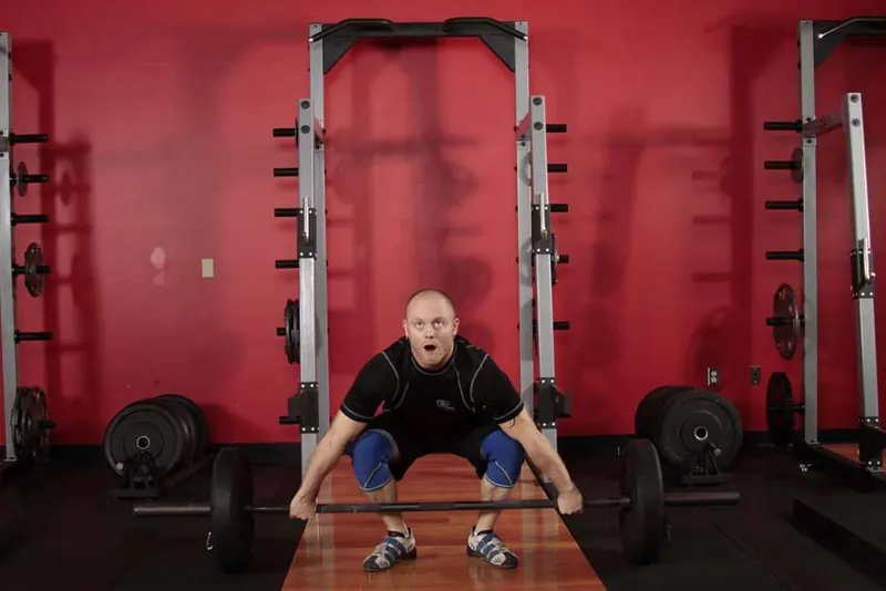 Power Snatch: starting position