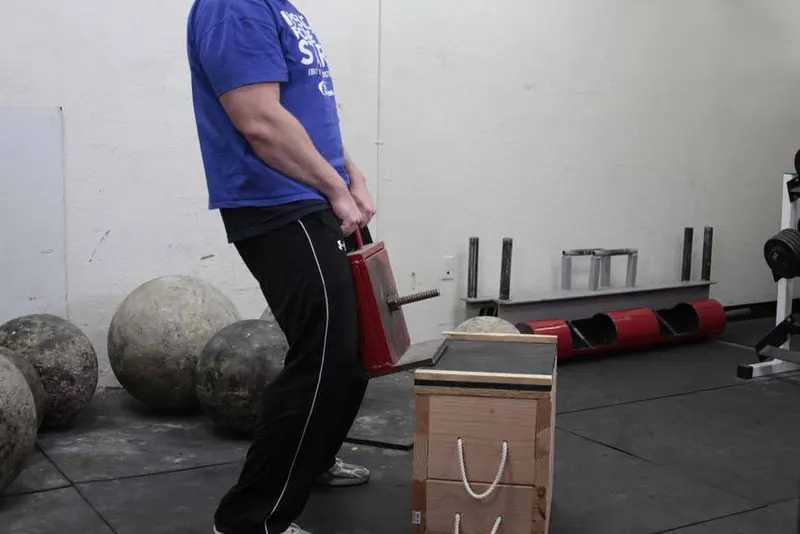 Power Stairs: end position