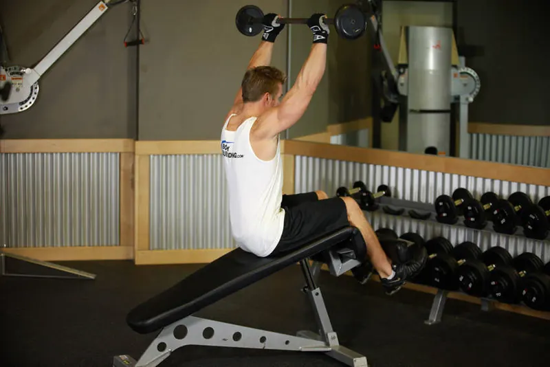 Press Sit-Up: end position