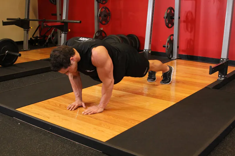 Push-Ups - Close Triceps Position: starting position