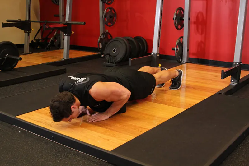 Push-Ups - Close Triceps Position: end position
