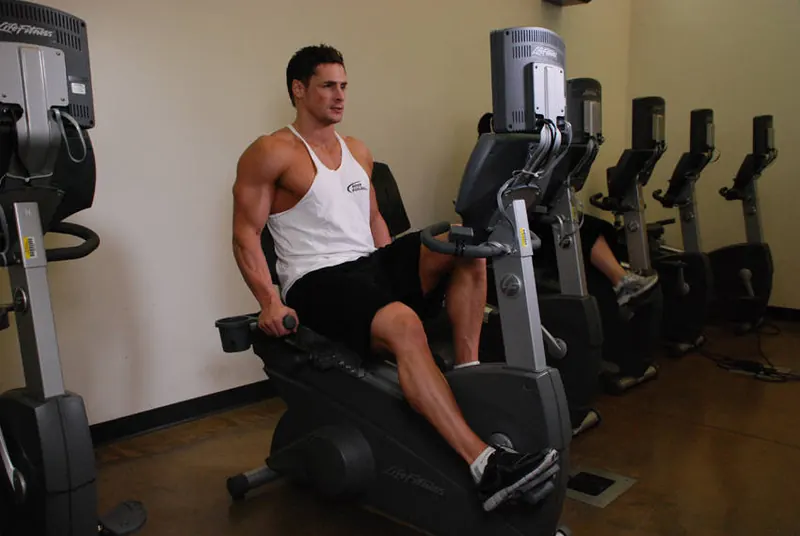 Recumbent Bike: starting position