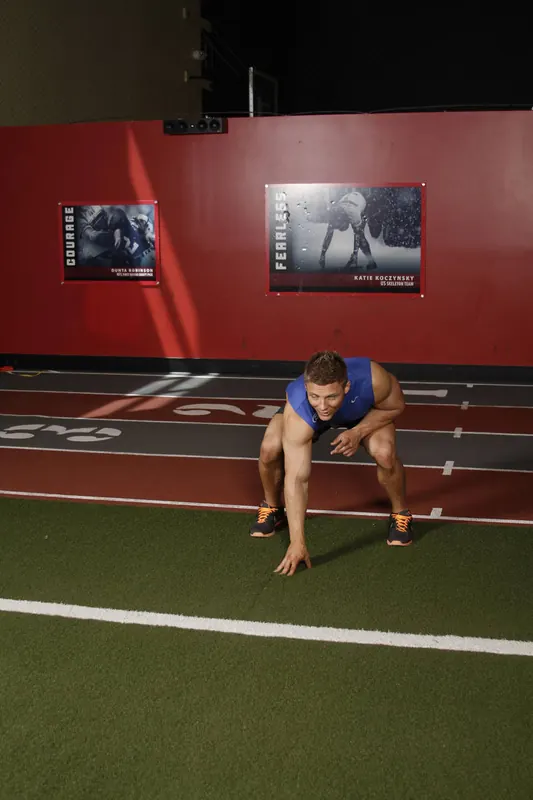 Return Push from Stance: starting position