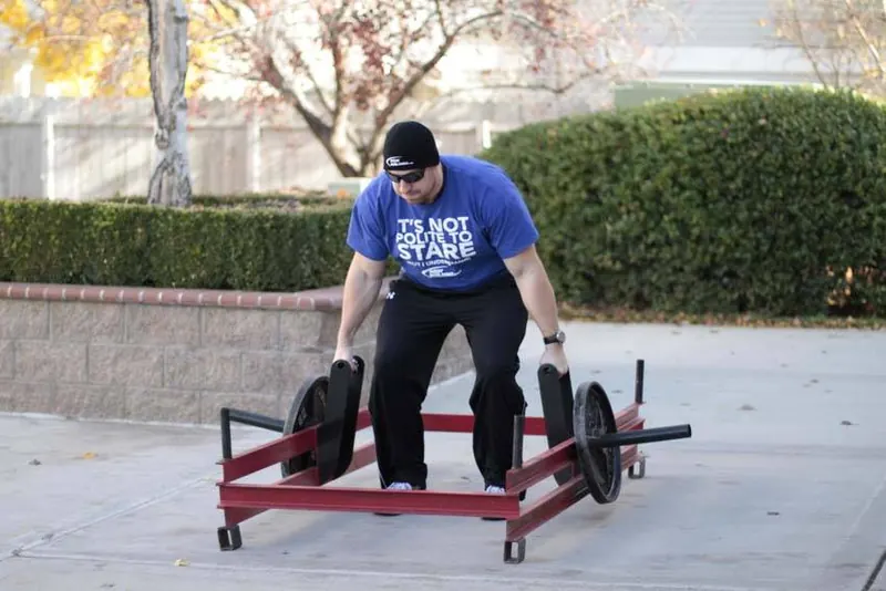 Rickshaw Carry: starting position