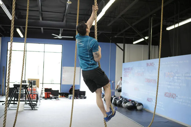 Rope Climb: end position