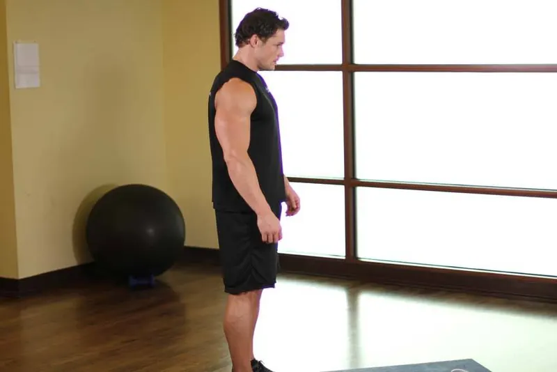 Runner's Stretch: starting position