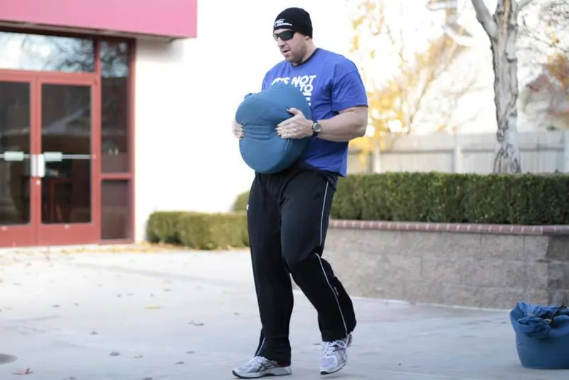 Sandbag Load: end position