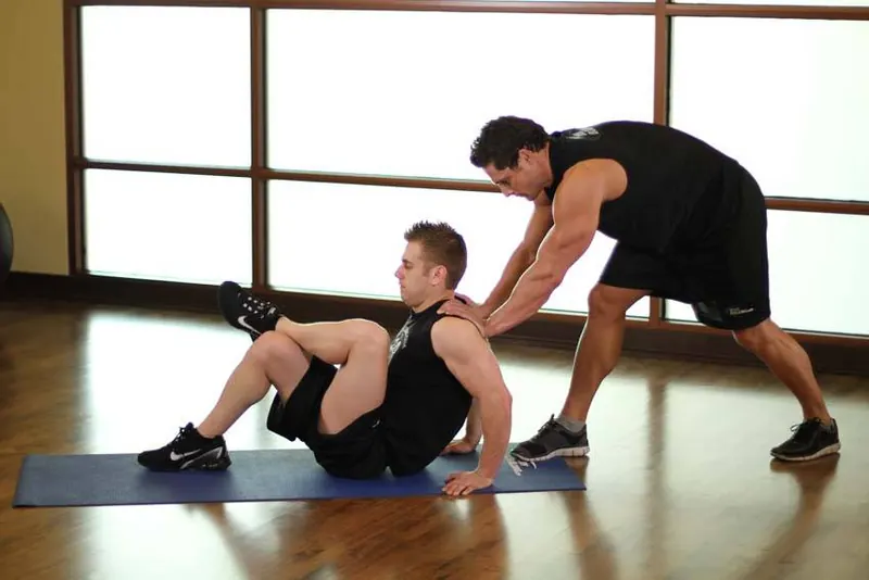 Seated Glute: starting position