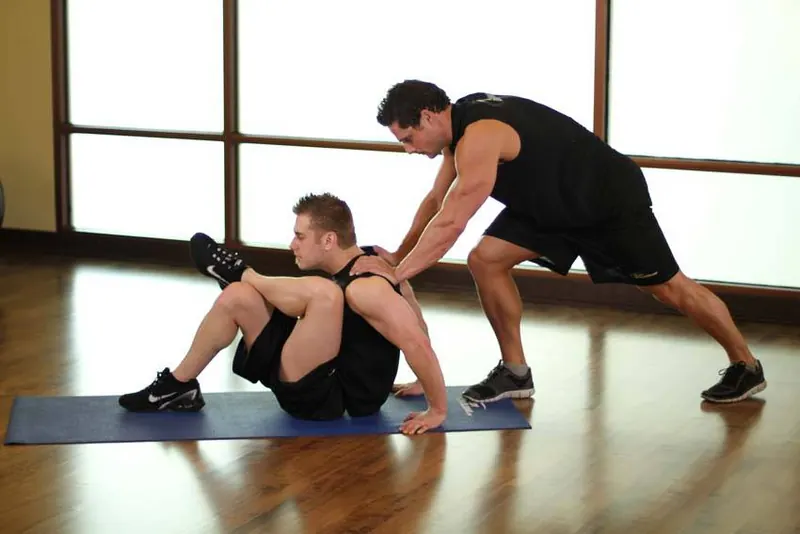 Seated Glute: end position