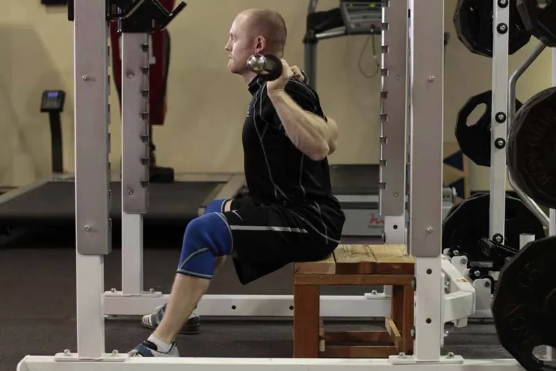 Seated Good Mornings: starting position