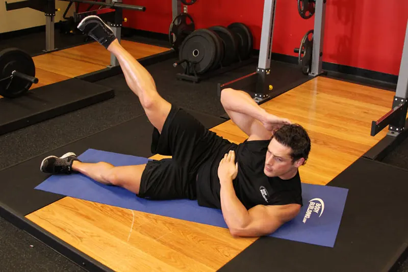 Side Jackknife: end position