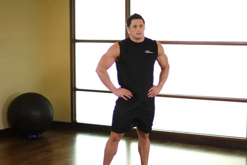 Side Neck Stretch: starting position