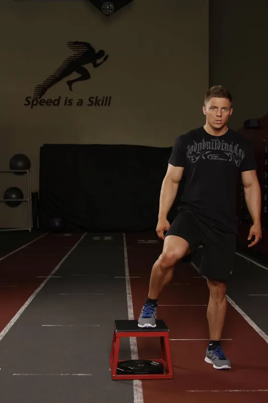 Side to Side Box Shuffle: starting position
