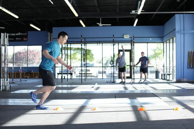 Single-Leg Hop Progression: starting position