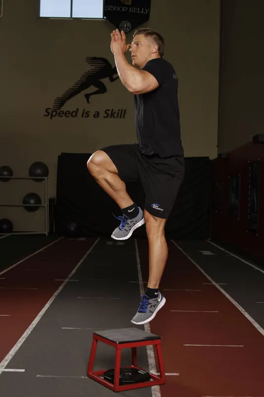 Single Leg Push-off: end position