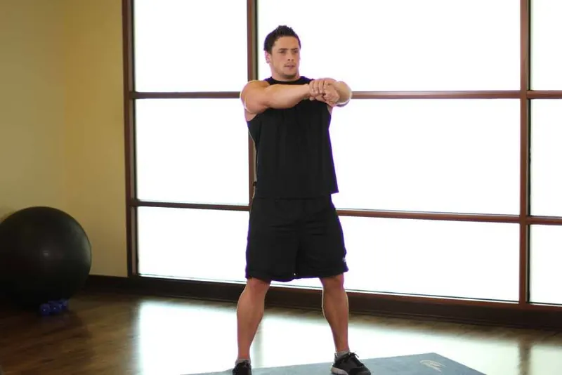 Sit Squats: starting position