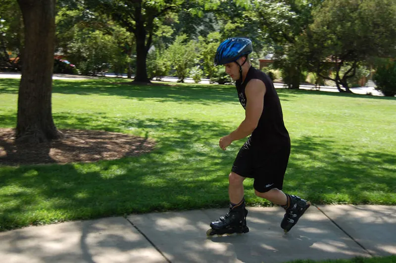 Skating: end position