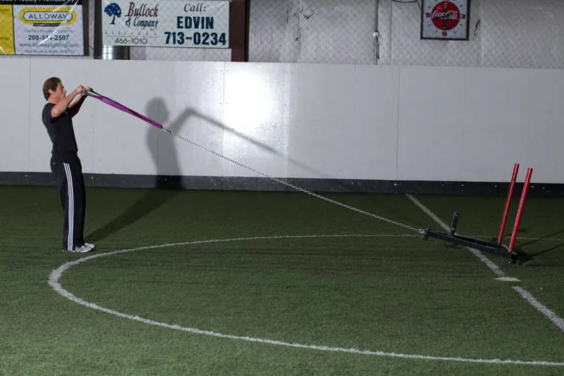 Sled Reverse Flye: end position