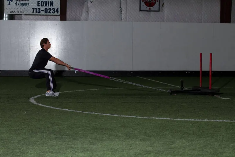 Sled Row: starting position