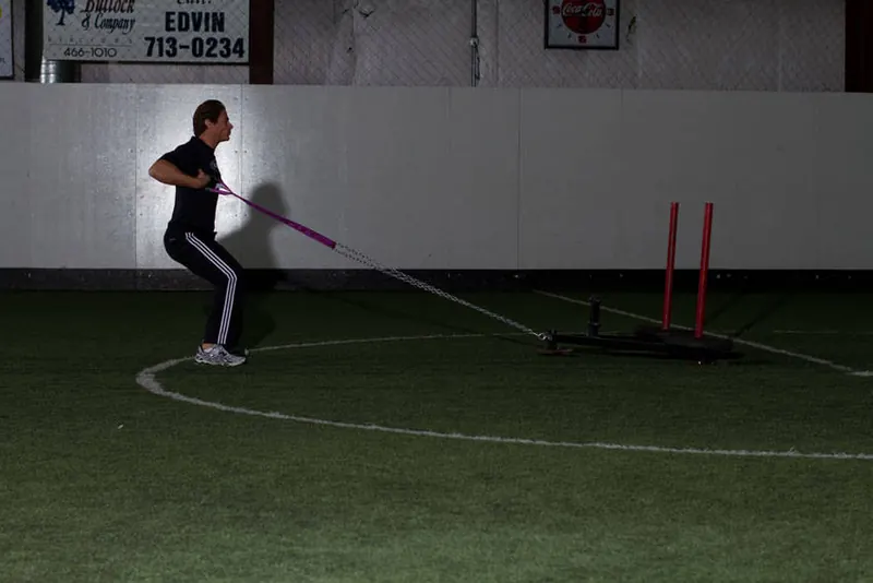 Sled Row: end position
