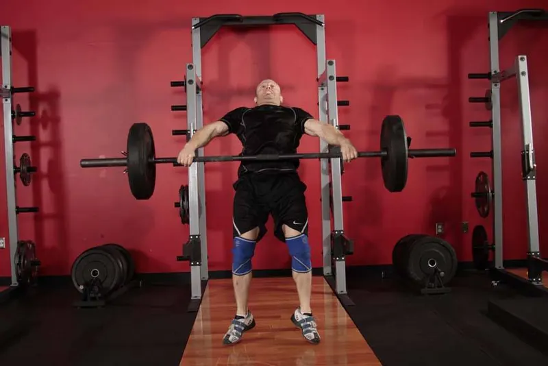Snatch: end position