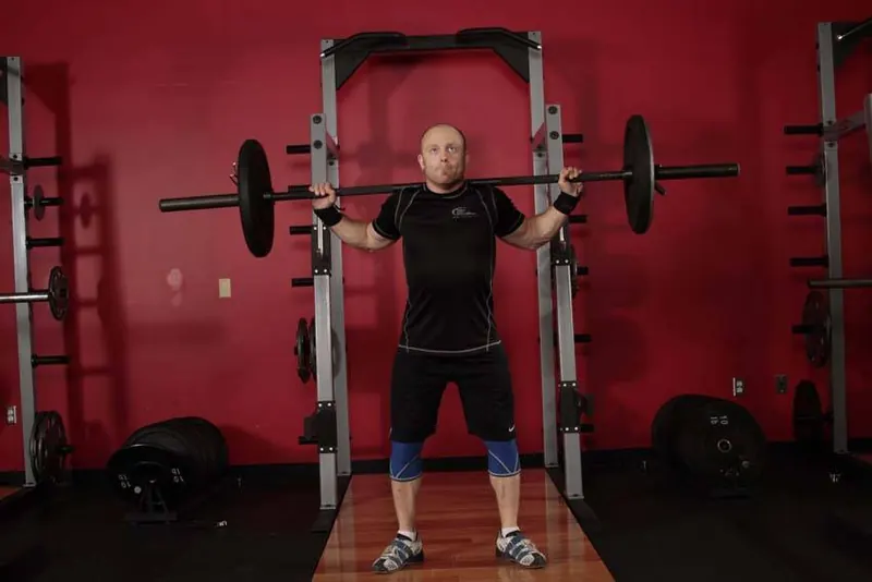 Snatch Balance: starting position
