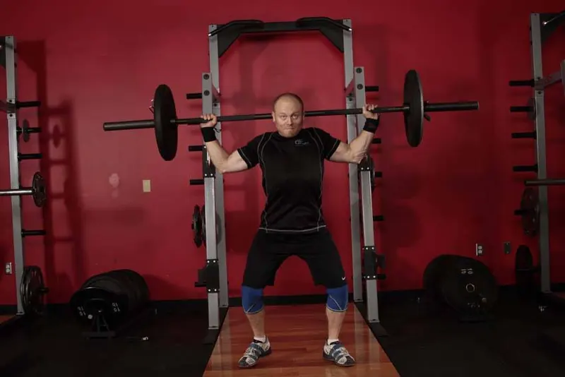 Snatch Balance: end position