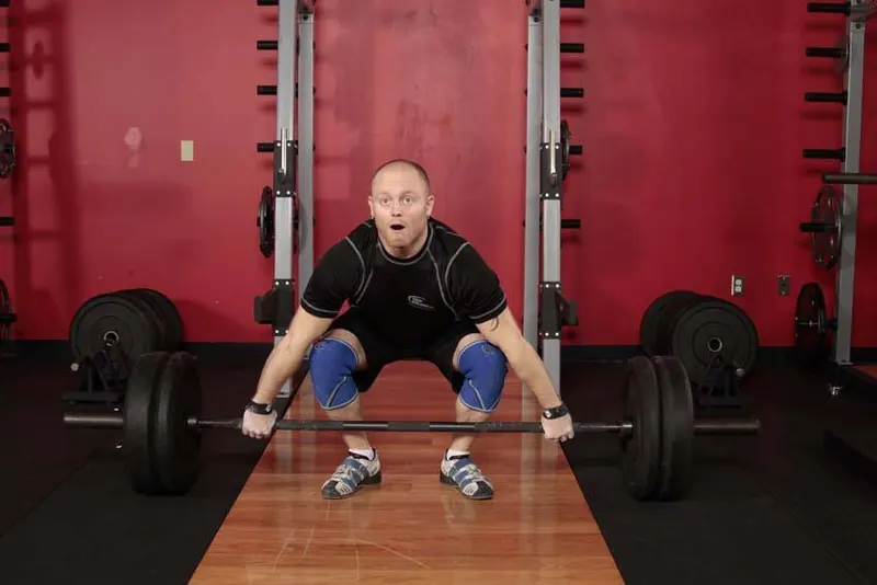 Snatch Pull: starting position