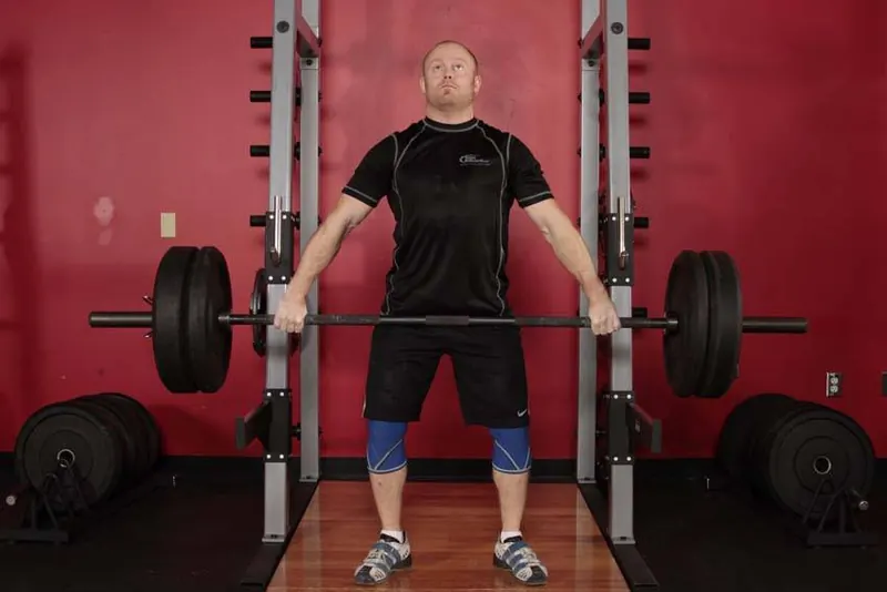 Snatch Shrug: starting position
