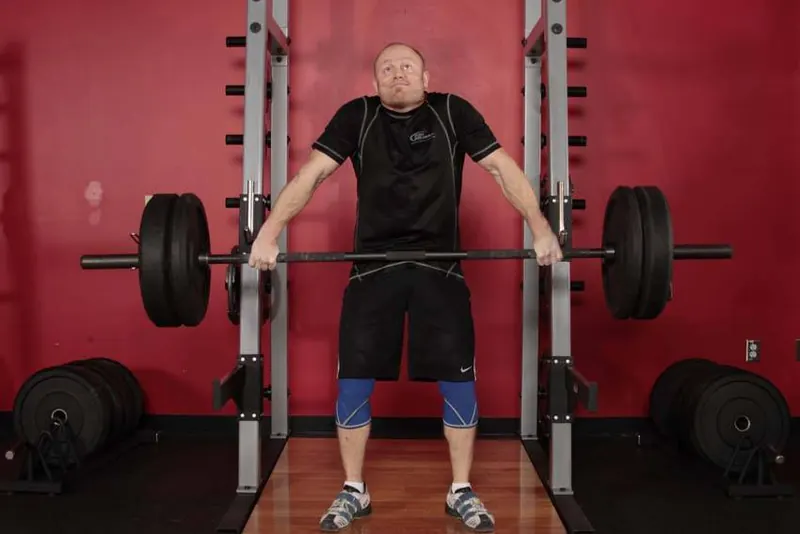 Snatch Shrug: end position