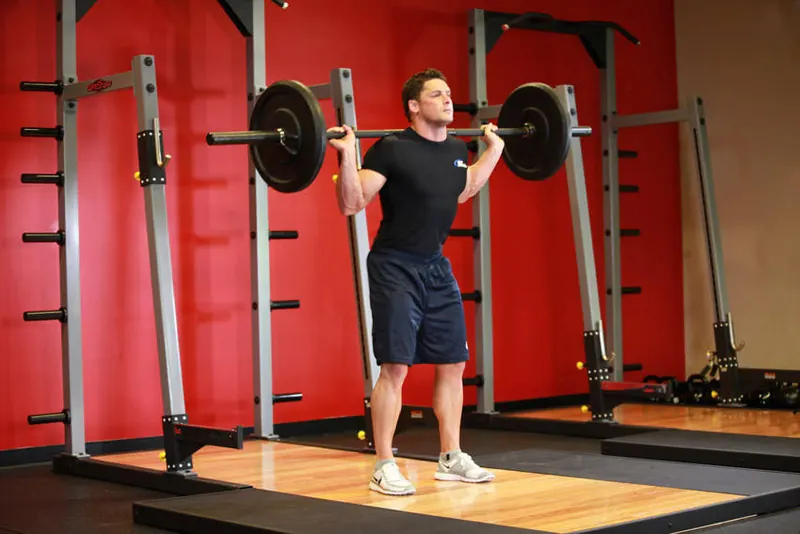 Speed Squats: end position
