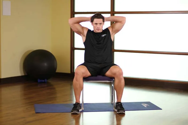 Spinal Stretch: starting position