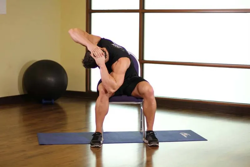 Spinal Stretch: end position