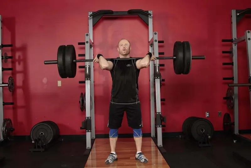 Split Jerk: starting position