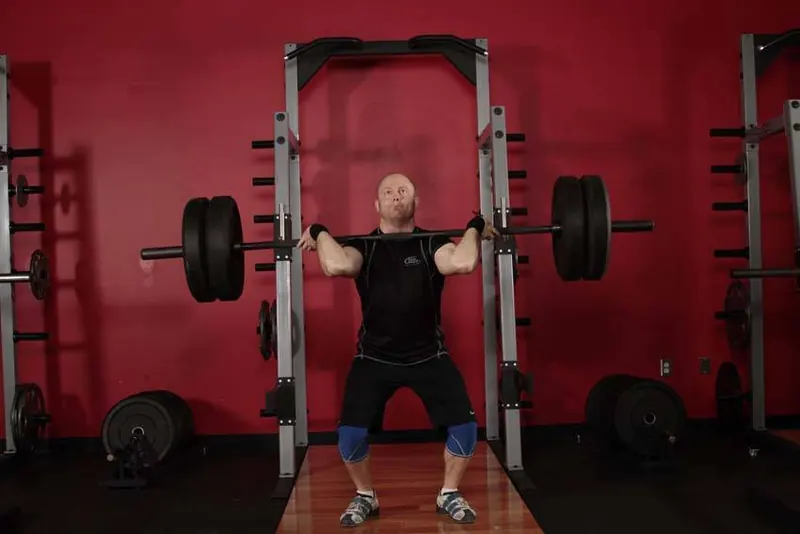 Split Jerk: end position