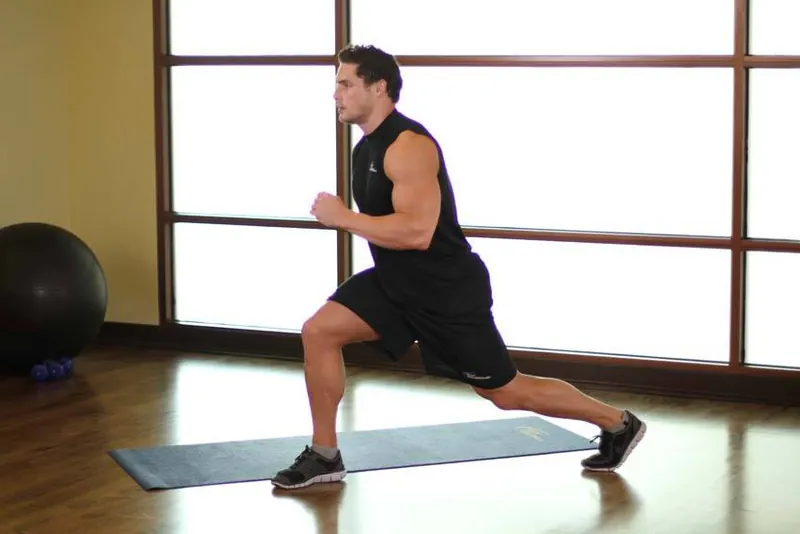 Split Squats: starting position