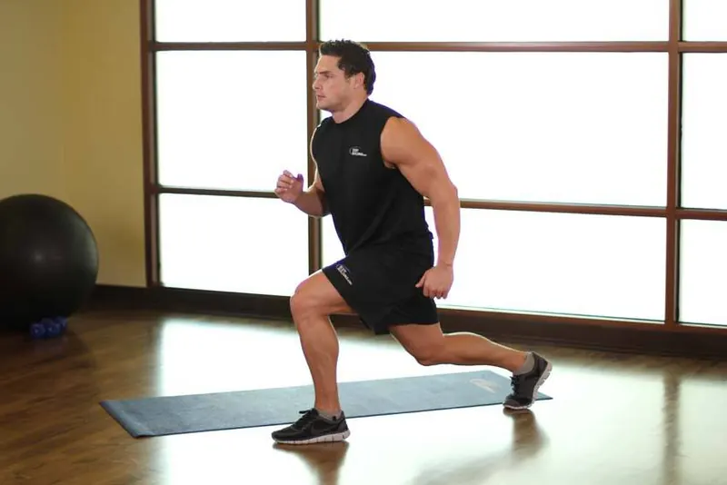 Split Squats: end position