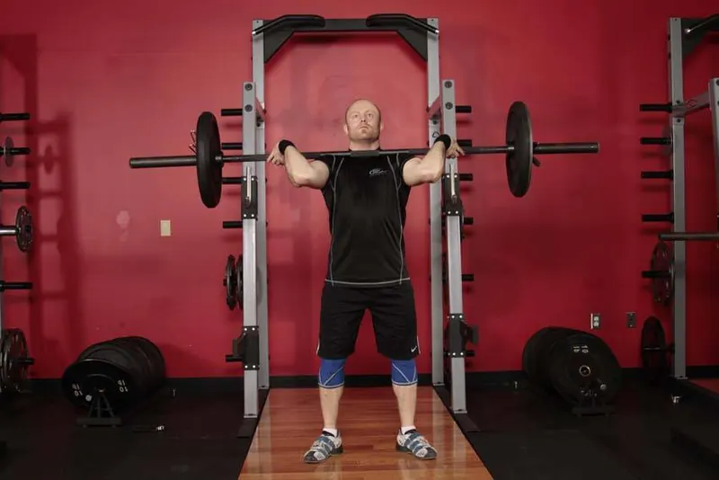 Squat Jerk: starting position