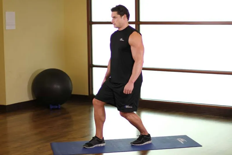 Standing Hip Flexors: starting position