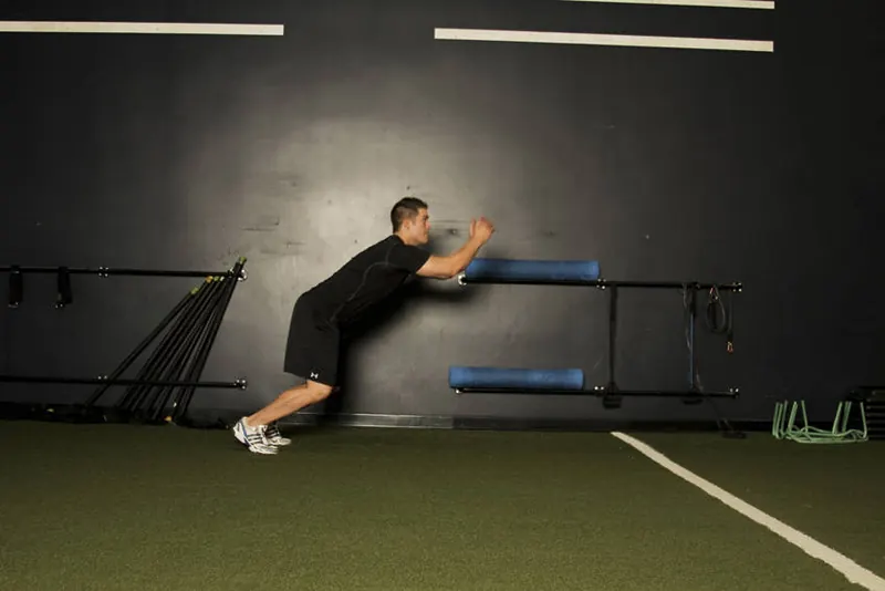 Standing Long Jump: end position